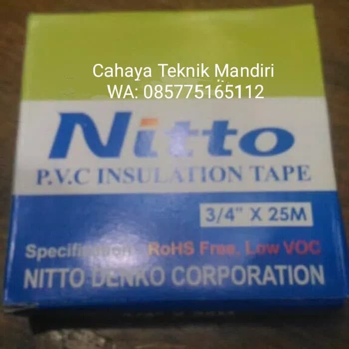 Nitto PVC insulation Tape 3/4 &quot; x 5 Meter