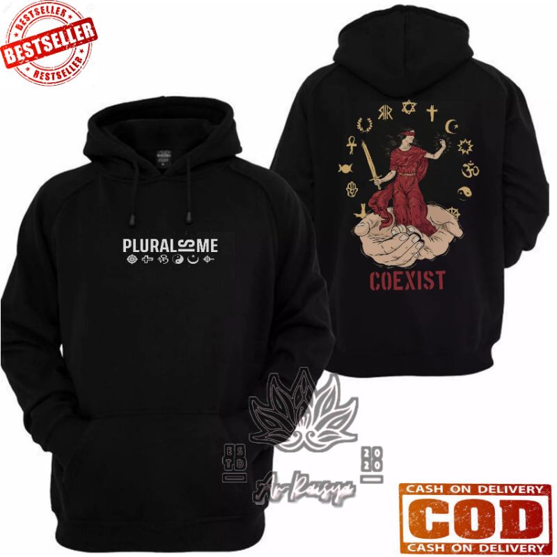 Hoodie panjang umur hal baik/jaket panjang umur hal baik/Hoodie pluralisme/Jaket pluralisme/Jaket to