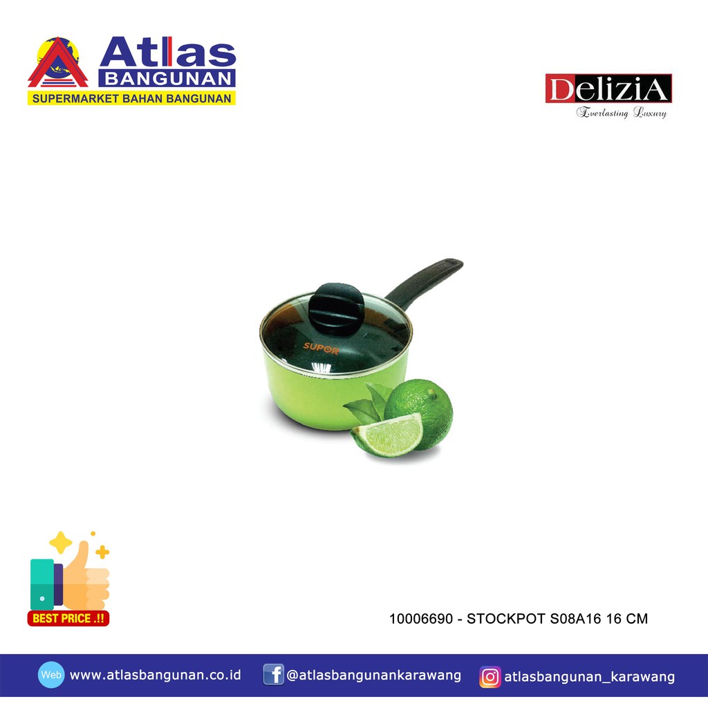 SUPOR Fruits Series Stockpot  S08A16 16cm - Panci SUPOR Fruits Series