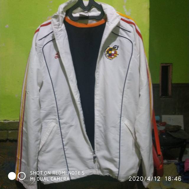 JAKET TRACKTOP ADIDAS RFEF FOOTBALL CULTURE VINTAGE original