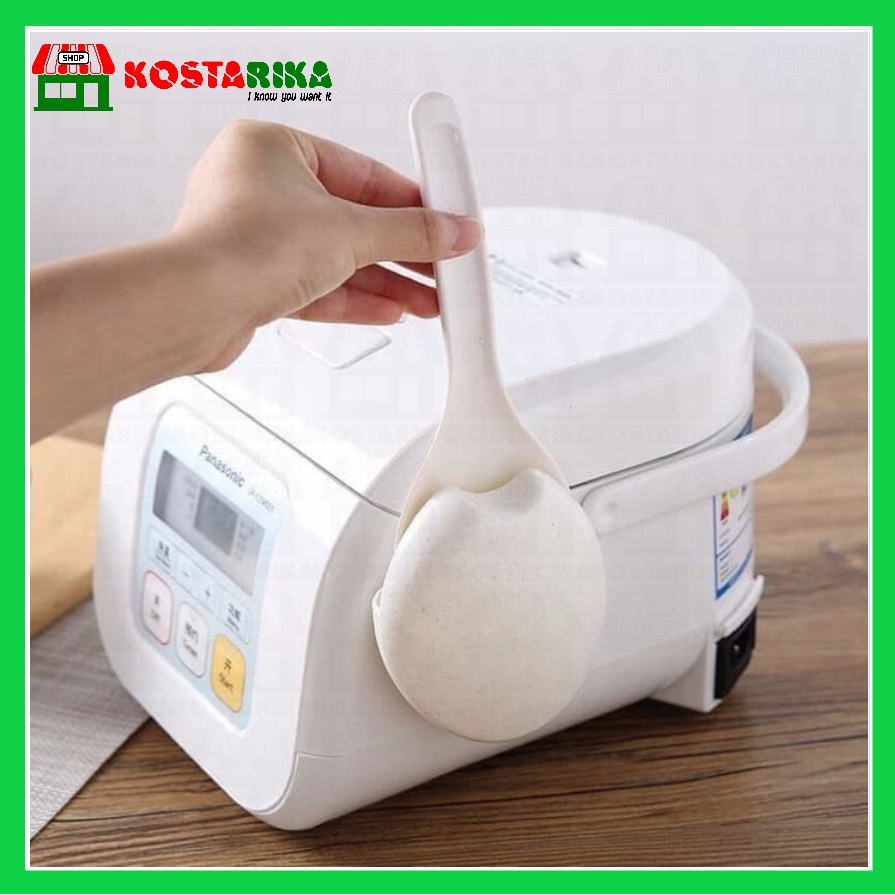 Tempat Centong Nasi Vacuum Holder Sendok Nasi Oval Tempel di Rice Cooker Tempat Centong Nasi Rice Cooker