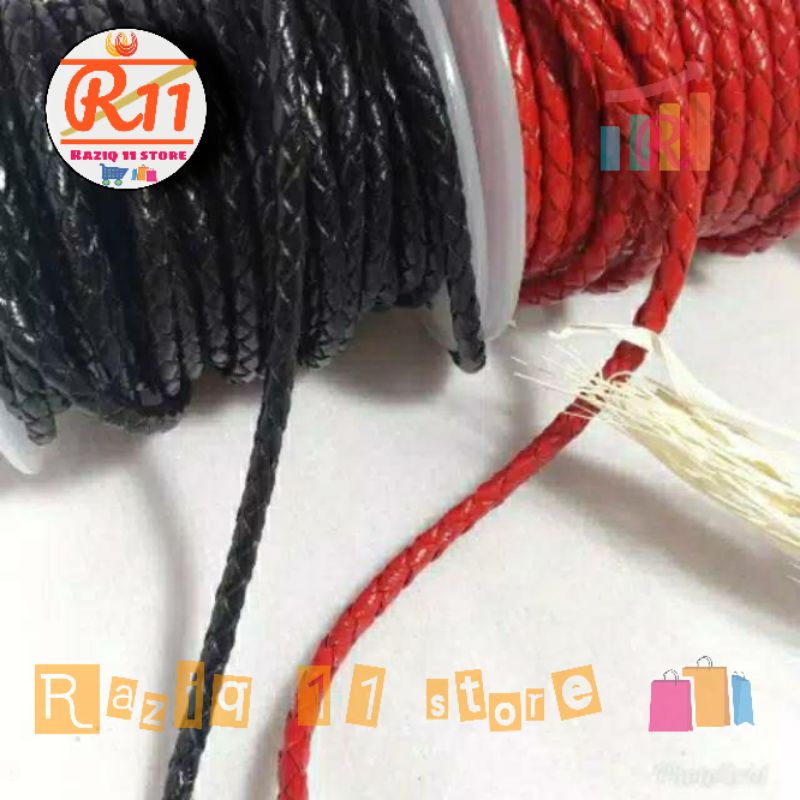 Bahan Gelang Tali Leather