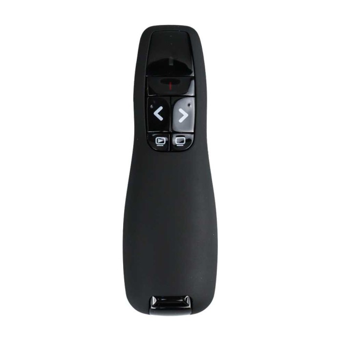 Laser Pointer Presenter Wireless Pointer Merah 2.4Ghz 15 Meter- R400 - Hitam