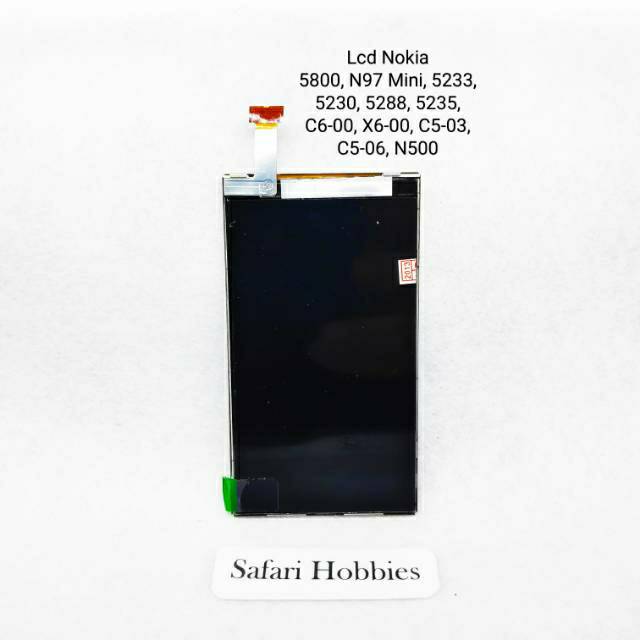 Lcd Nokia 5800 / N97 Mini / 5233 / 5230 / 5288 / 5235 / C6-00 / X6-00 / C5-03 / C5-06 / N500