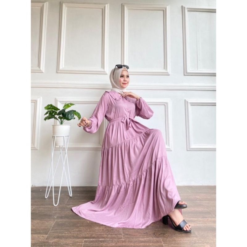 GAMIS NOORA JUMBO/dress wanita fashion muslim/dress wanita /gamis baru