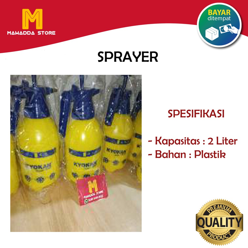 Pressure sprayer semprotan 2 liter