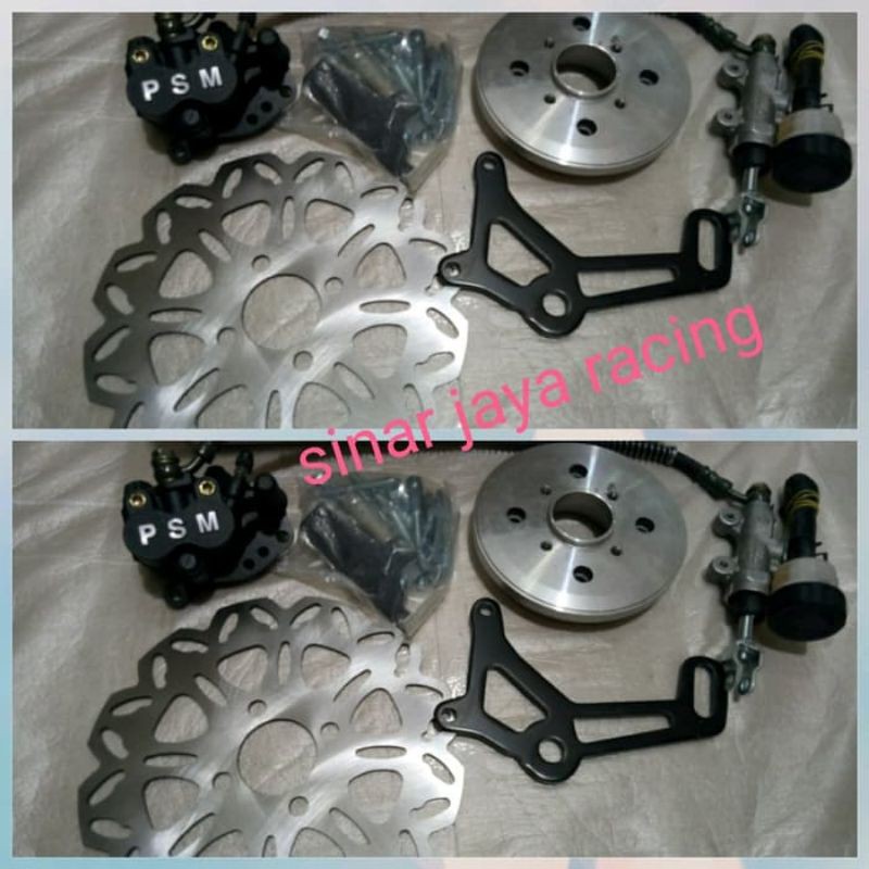 piringan cakram set assy master rem belakang Yamaha Vixion old lama Byson Scorpio pnp