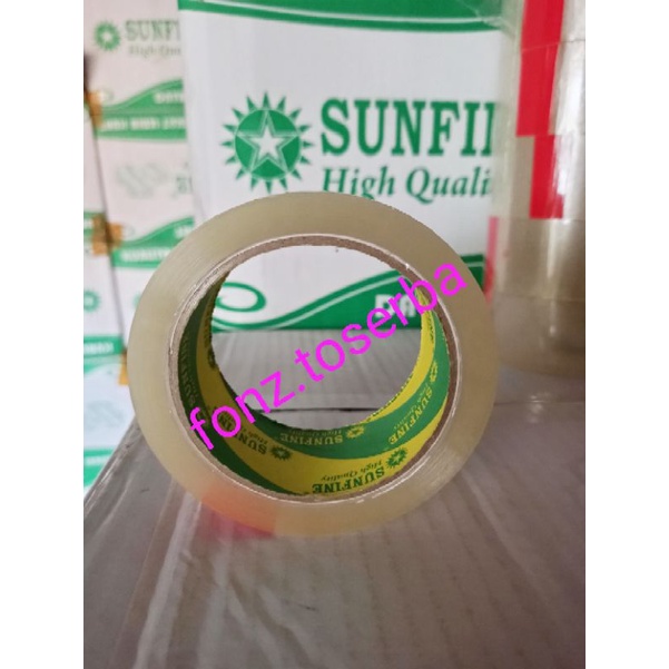 

Lakban selotip sunfine bukan cortape daimaru selasiban opp tape packingan lem 45x90y