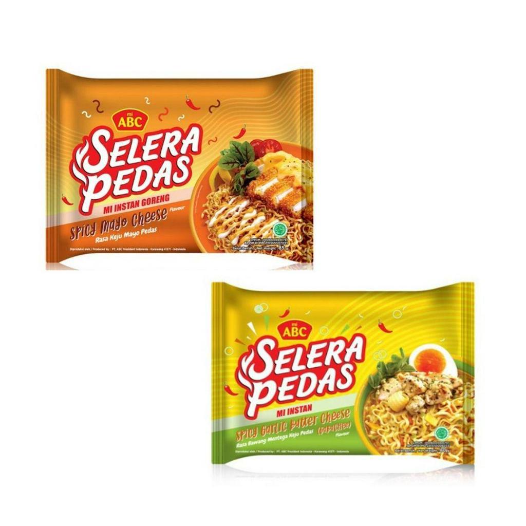 ABC Rasa Spicy Mayo Cheese 85 gr + ABC Selera Pedas Garlic Butter Cheese 80 gr