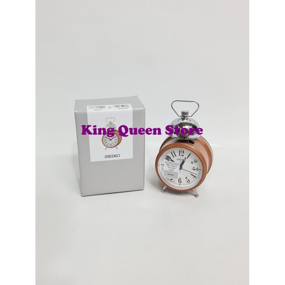 Jam Beker  Jam Weker Seiko QHK055B Original Jam Meja Seiko QHK055