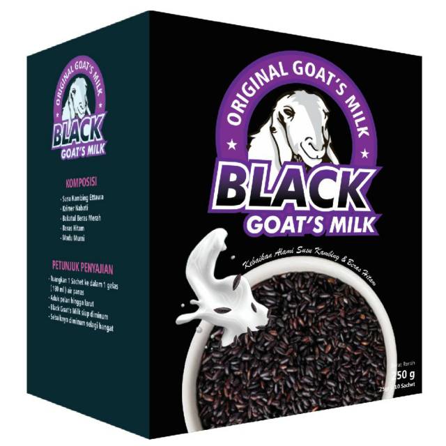 

Black Goat Milk Susu Kambing Etawa Formula Beras Hitam