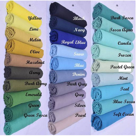 Jilbab Sifon / Double hicont polos