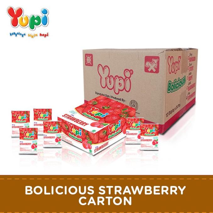 

Yupi Bolicious Strawberry Carton