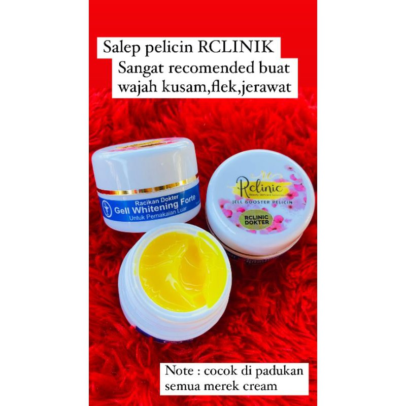 TERLARIS / PELICIN RCLINIC RACIKAN DOKTER JELL BOOSTER / PENGHILANG FLEK HITAM MENAHUN