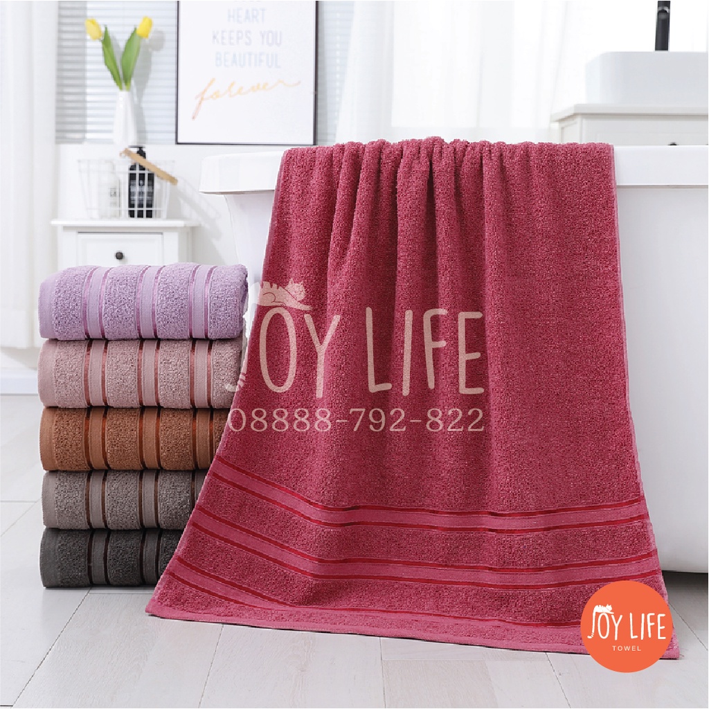 Handuk mandi katun 80cmx160cm / handuk dewasa / motif italy tebal dan lembut