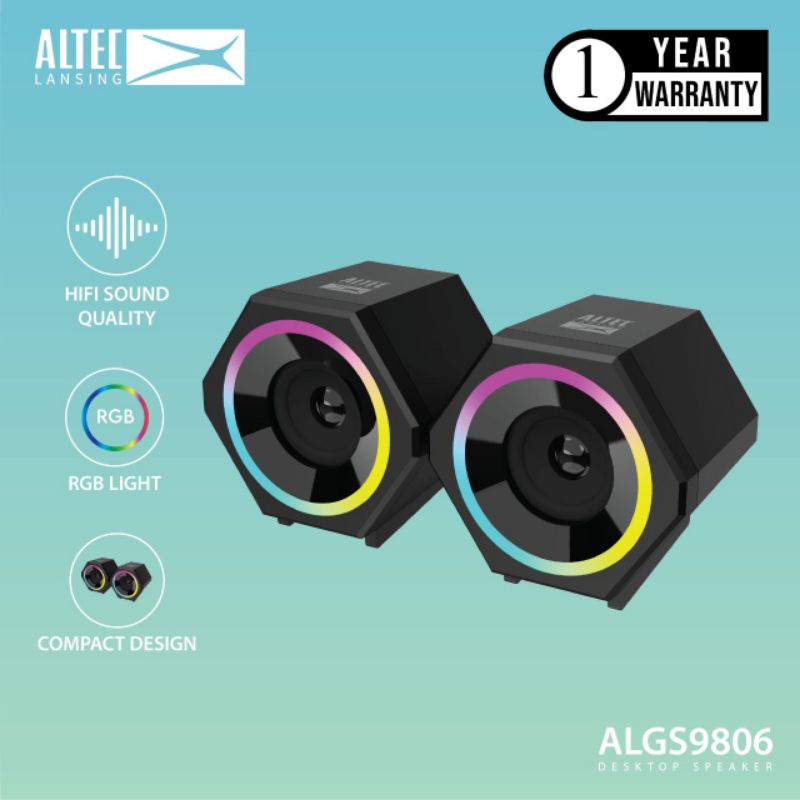 Gaming Speaker 2.0 RGB Altec Lansing ALGS9806