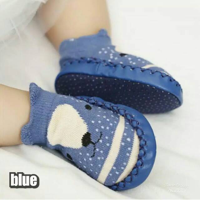 Kaos kaki korea bayi Sepatu Prewalker bayi Anti Slip