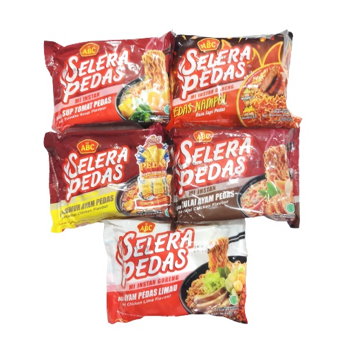 ABC SELERA PEDAS MIE INSTANT 70G-85G/centraltrenggalek