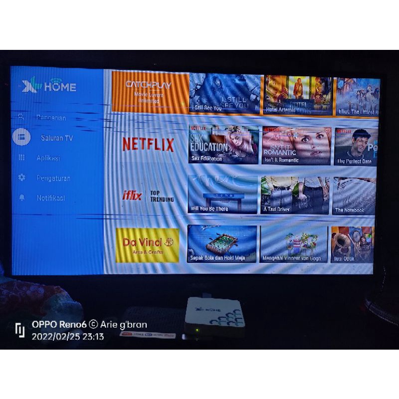 STB xlhome model STI6030 sudah unlock second normal