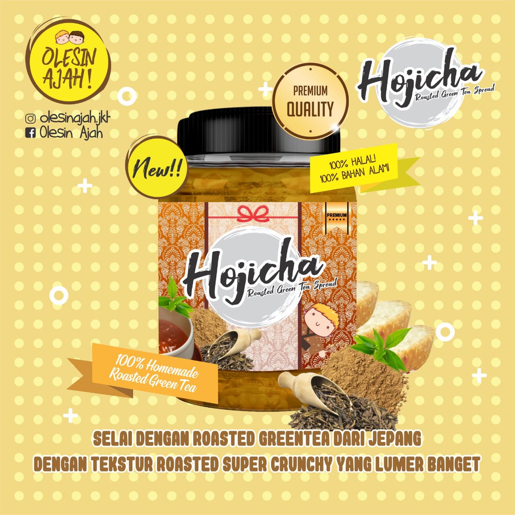 

Selai Hojicha 200Gr - OlesinAjah - Homemade