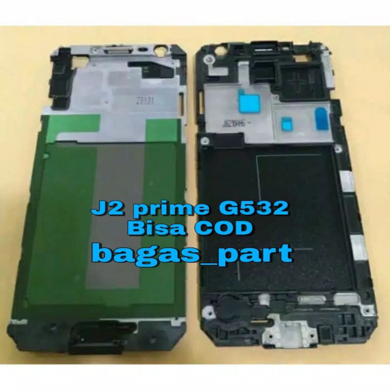Frame Bezel SAMSUNG J2 PRIME Tulang Tengah Tatakan LCD