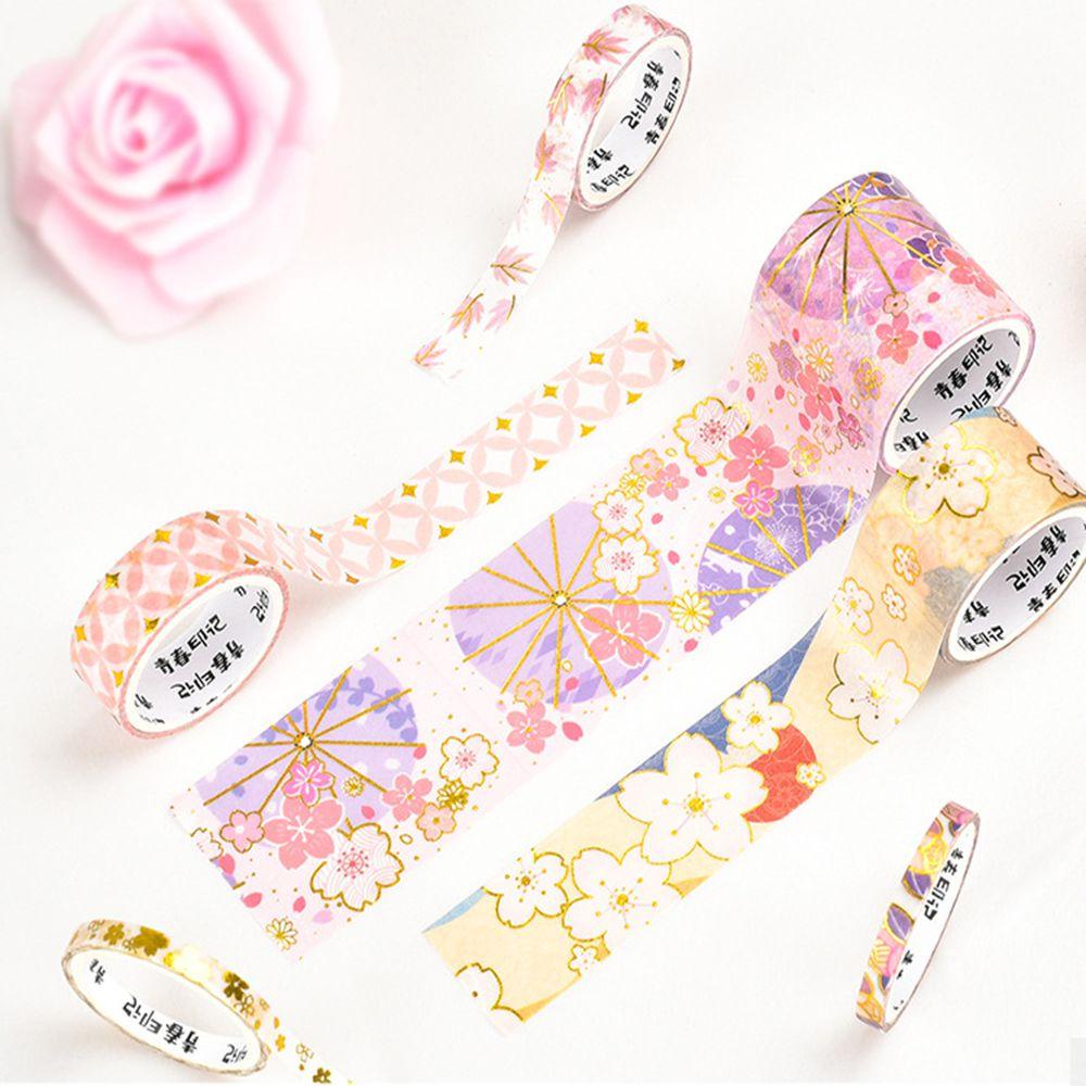 Top 6roll/Set Washi Tape Sastra Kualitas Tinggi Scrapbooking Gadis Hati Little Fresh DIY Bahan