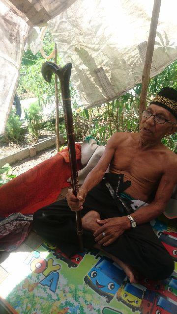 Teken Tongkat Tup40 Orang Tua Alat Bantu Jalan Kayu Jati Ukir Cukit