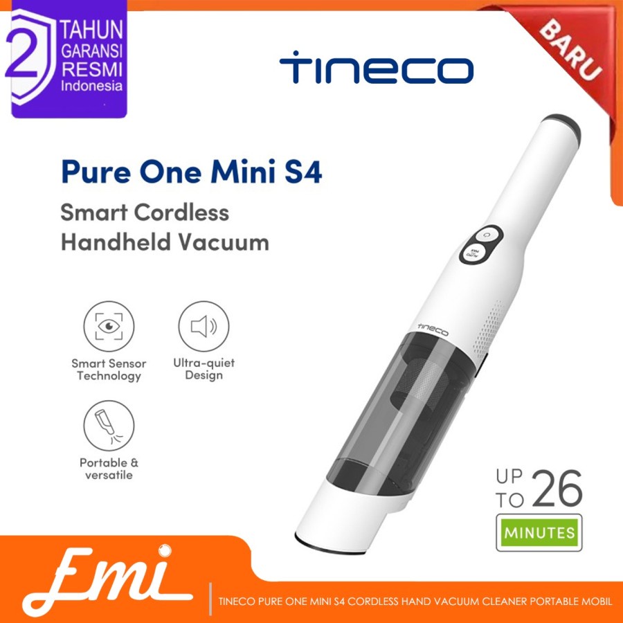 Tineco Pure One MINI S4 Cordless Hand Vacuum Cleaner Portable Mobil