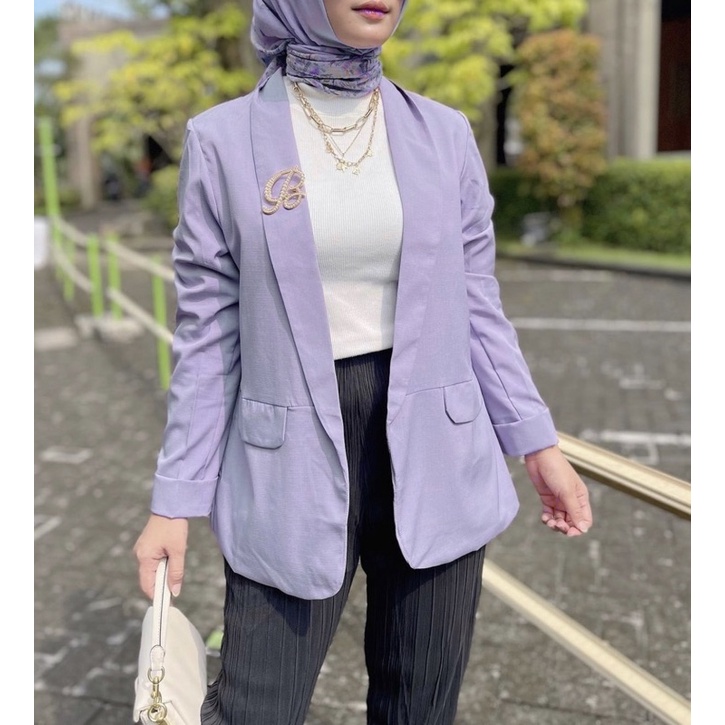 Blazer Blanik Rosecrepe