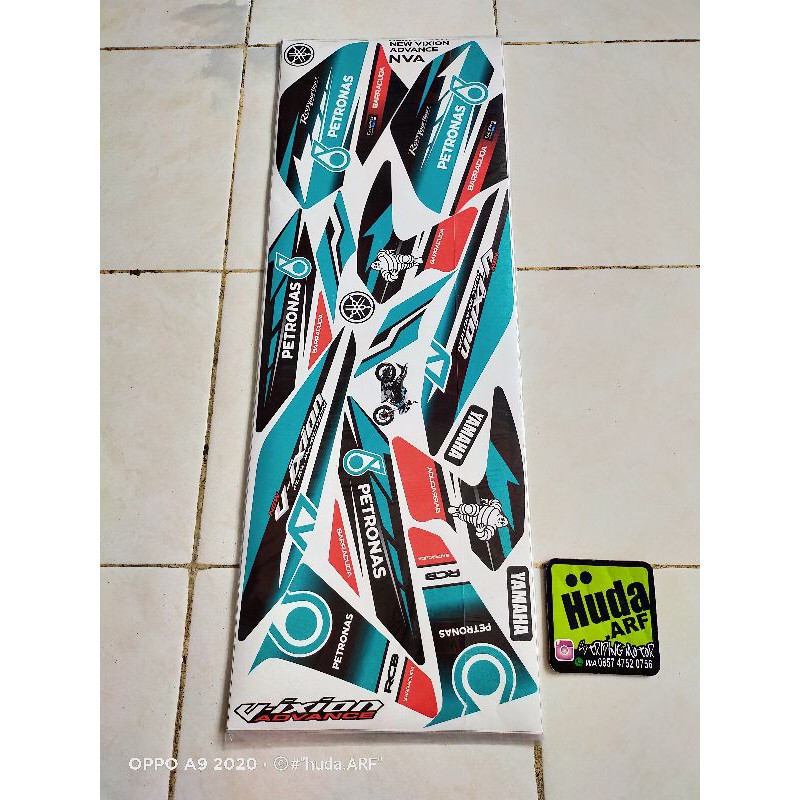 striping new vixion advance sticker NVA striping new vixion advance NVA "PETRONAS"