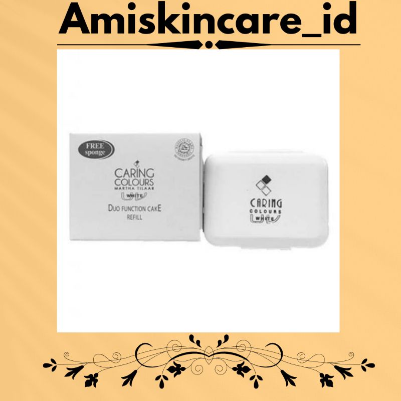 Caring colours white duo function cake reffil