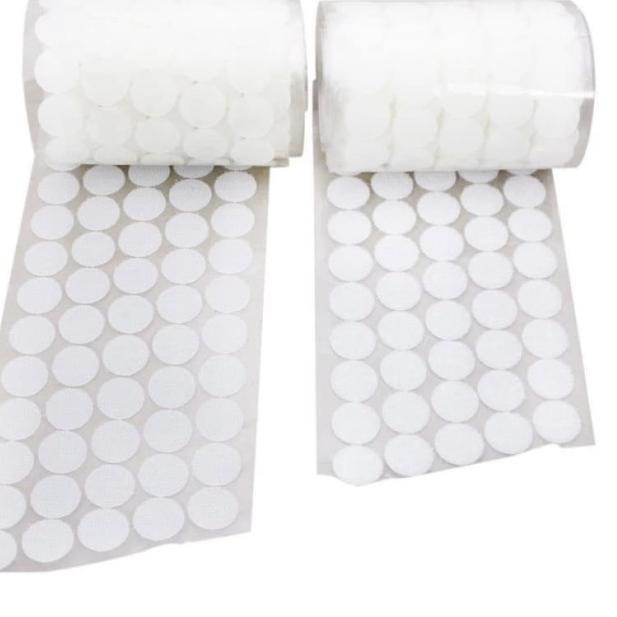 

➨ Velcro Tape Bulat Sticker Double Side Perekat Serbaguna 100pcs ➫