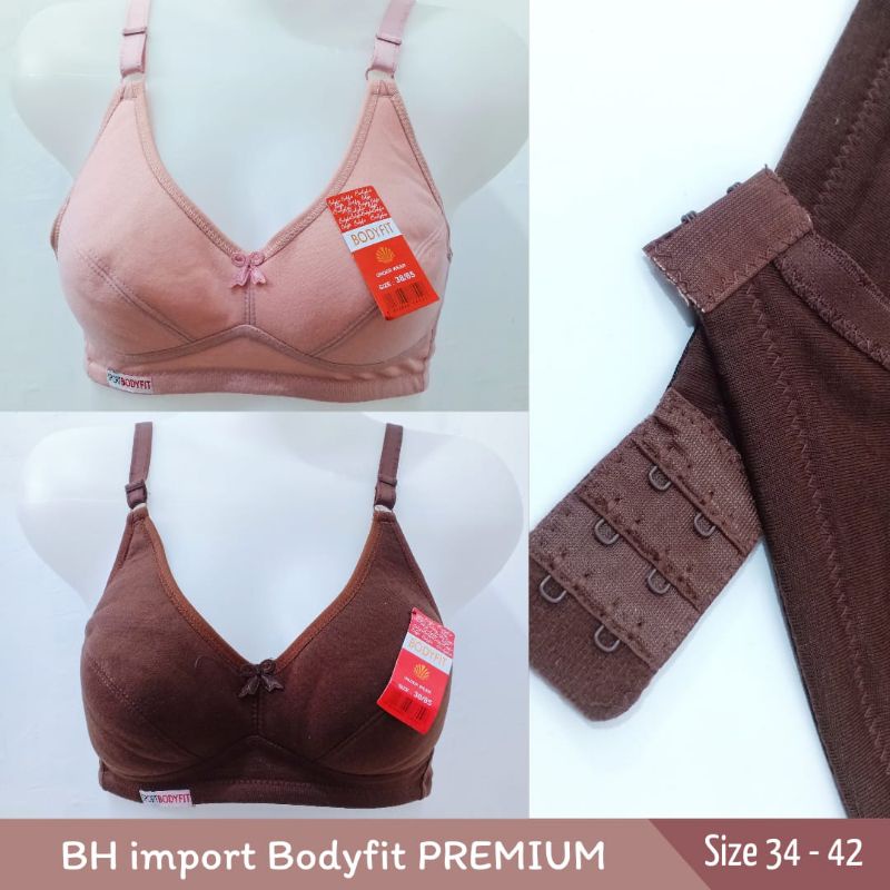 Termurah - Bodyfit Bra Wanita/Sport Bra/Bh Bodifit Tanpa Kawat Size 34-42 Bahan Premium Harga Murah