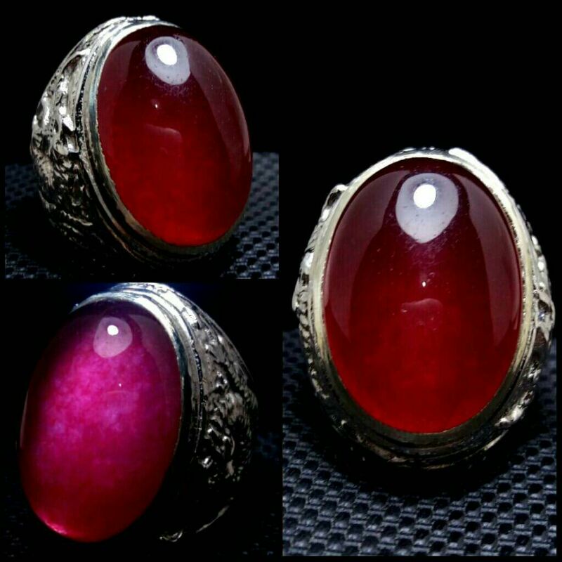 BATU GIOK MERAH KRISTAL NATURAL