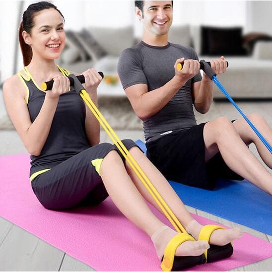 Body Trimmer Pull Reducer / Alat Olahraga Gym Fitness Rumah / Pengecil Perut Pembakar Lemak