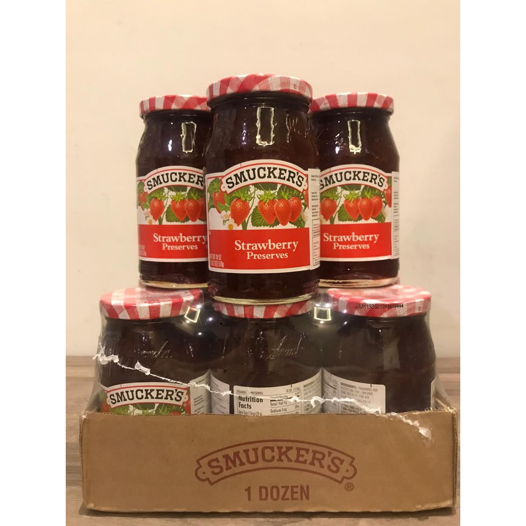 Jual Smucker's Strawberry Preserves - 510g | Shopee Indonesia