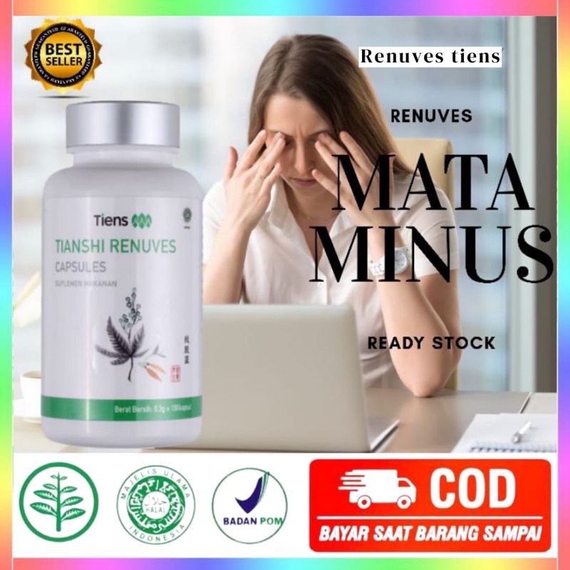 Renuves Solusi mata minus || Renuves Tiens original || obat mata minus