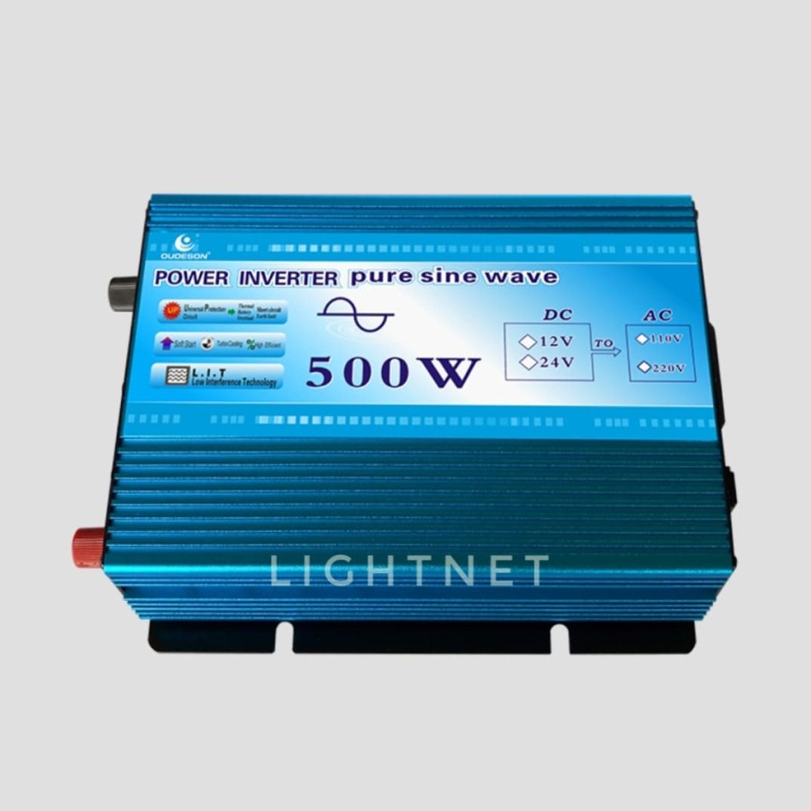 Powe Inverter 500 Watt 12v Pure Sine Wave - OUDESON