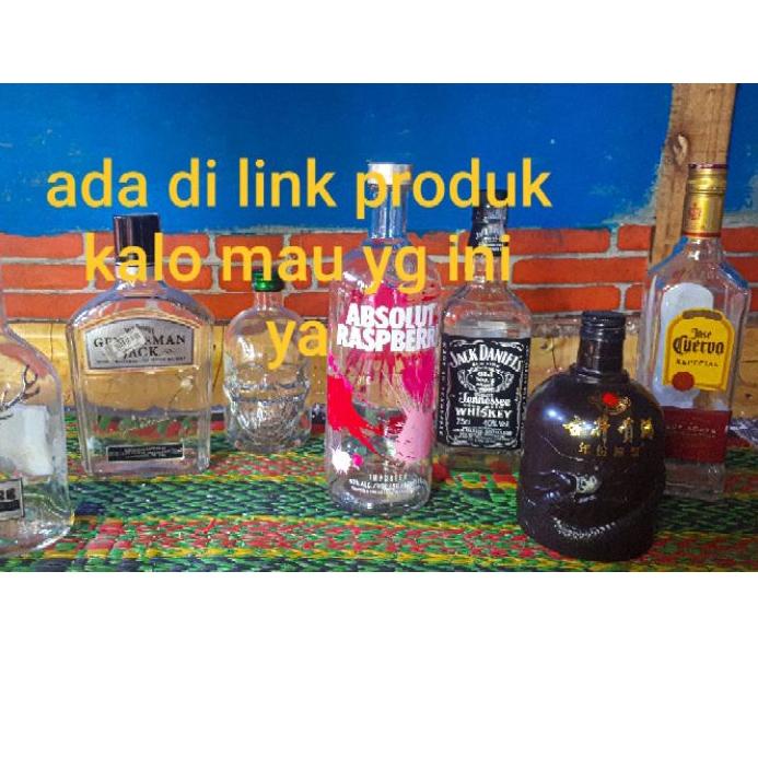 Botol Bekas Miras Chivas Regal Jack daniels Black label Red label