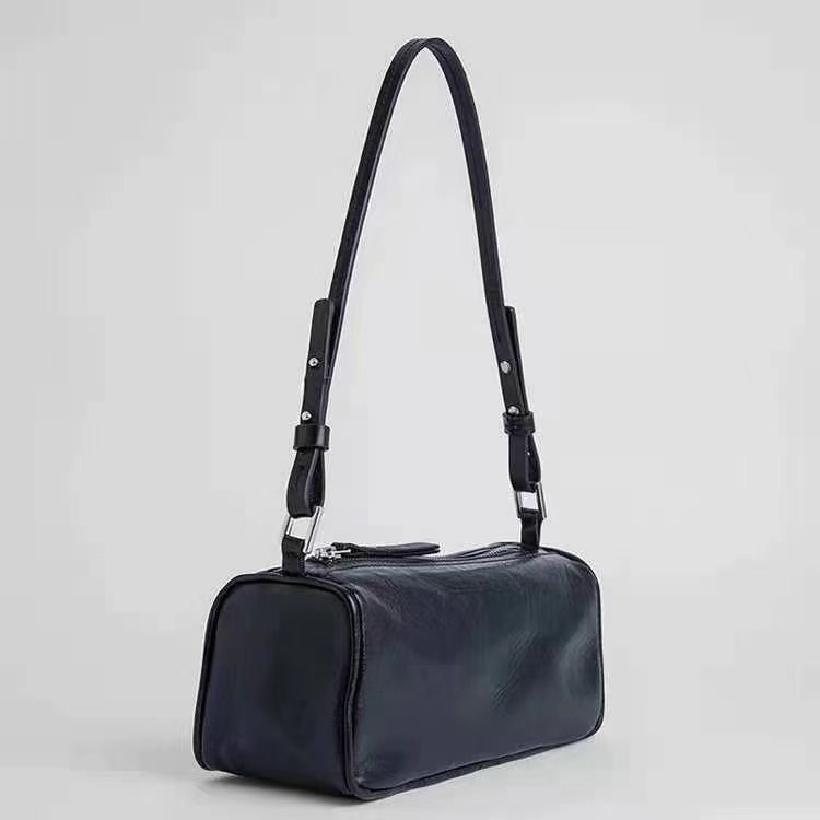 Selebriti Internet Tren-Tas Bahu 2020  Lucu Susu Pola Silinder Tas Wanita Kulit Asli Hewan Pola keti