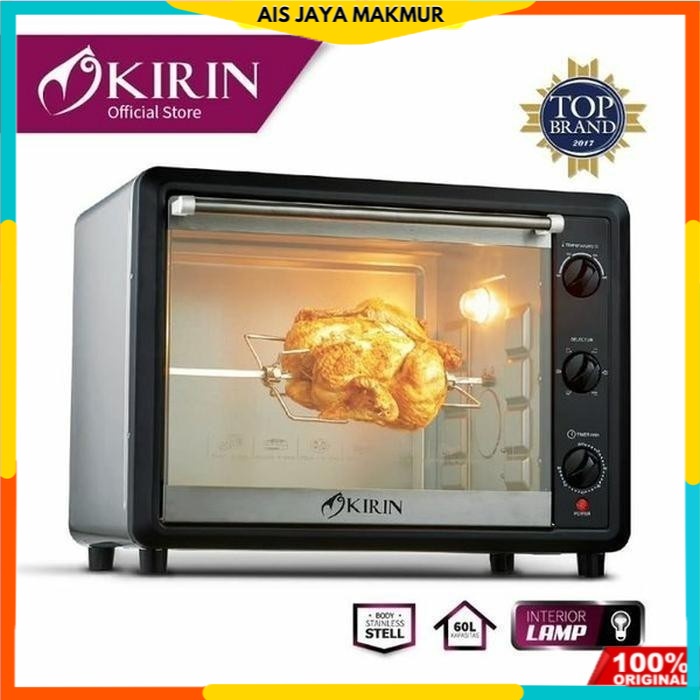 OVEN KIRIN KBO 600 RA 60 LITER - OVEN LISTRIK JUMBO