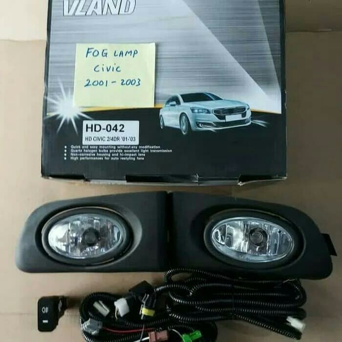 Foglamp Lampu Kabut Mobil Honda Civic 2001-2003 - KHAIRUN