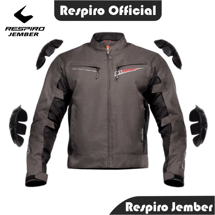 JAKET RESPIRO PROTECTOR VELOCITY R3 CHARCOAL/BLACK.
