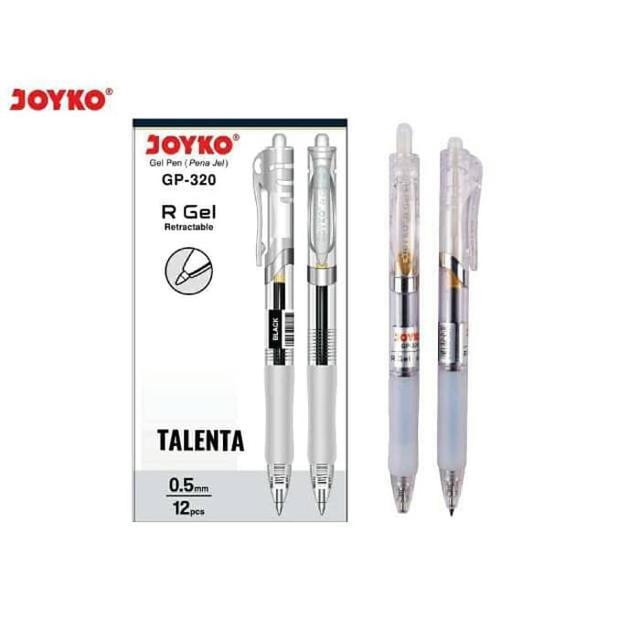 

Pulpen Joyko R-GEL GP-320 GROSIR - Hitam/ATKProject