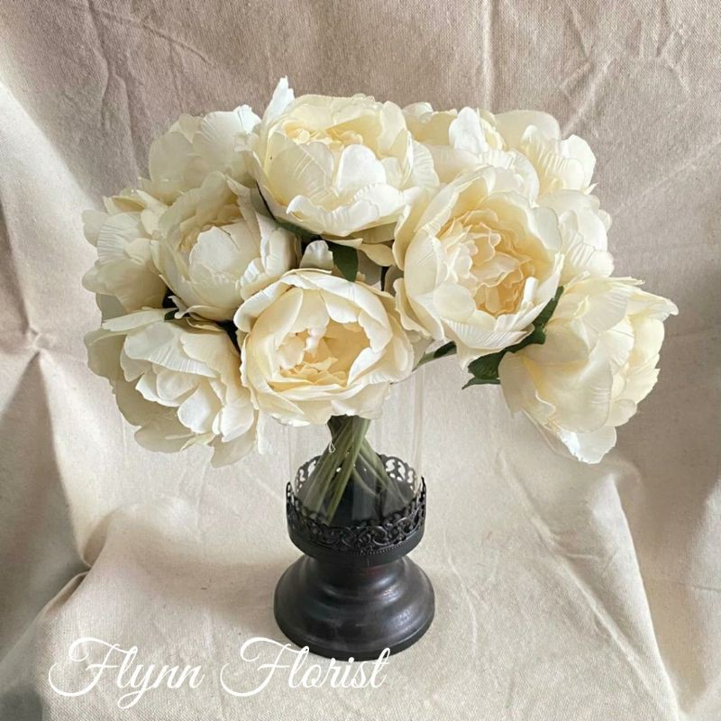 Bunga Peony Paris (per ikat) Bunga Artificial / Bunga Plastik / Bunga Dekorasi / Pernikahan-2