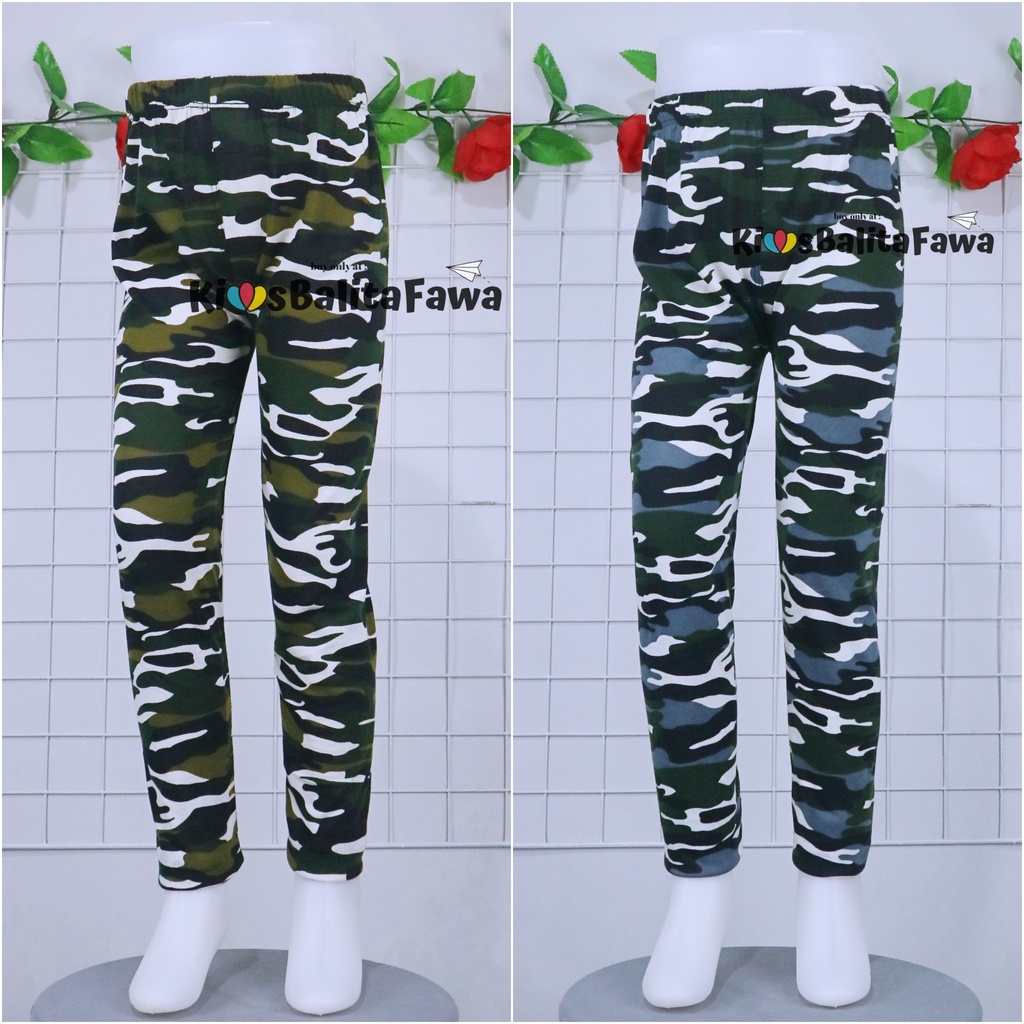 Legging Calvina uk 7-8 tahun / Leging Motif Bahan Kaos Spandek Celana Ketat Panjang Anak Perempuan