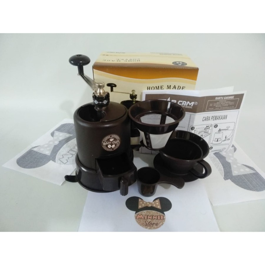 HS Star Cam Destec Manual Coffee Grinder Alat Giling Biji Kopi Starcam