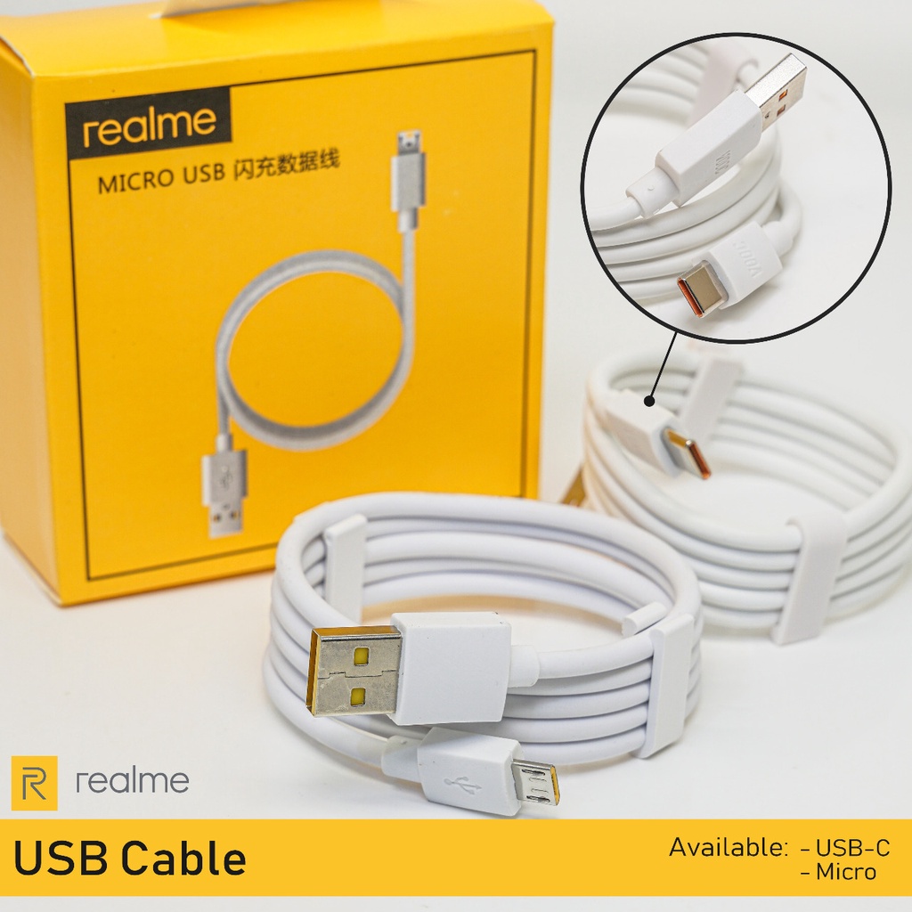 Kabel Data Original REALME Vooc Flash 4.0