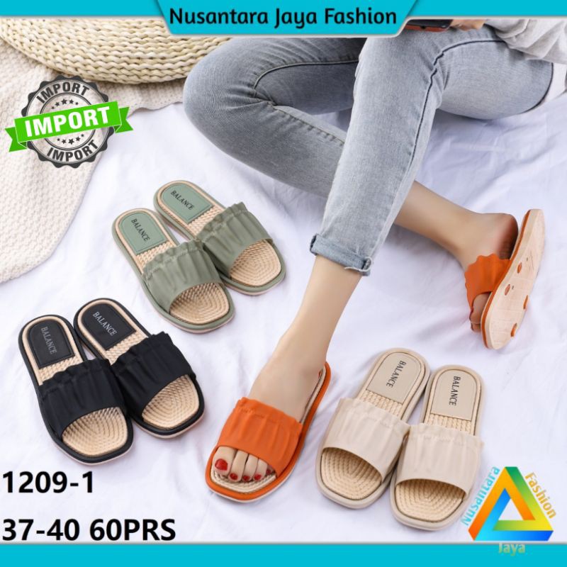 12.12 TERLARIS Sandal Wanita Model Korea / Sandal Wanita Jelly Import Terbaru Balance 1209