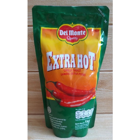 ✔MURAH Delmonte Saus Sambal Extra Hot 1kg / Delmonte Cabai 1000L / Delmonte Cabe